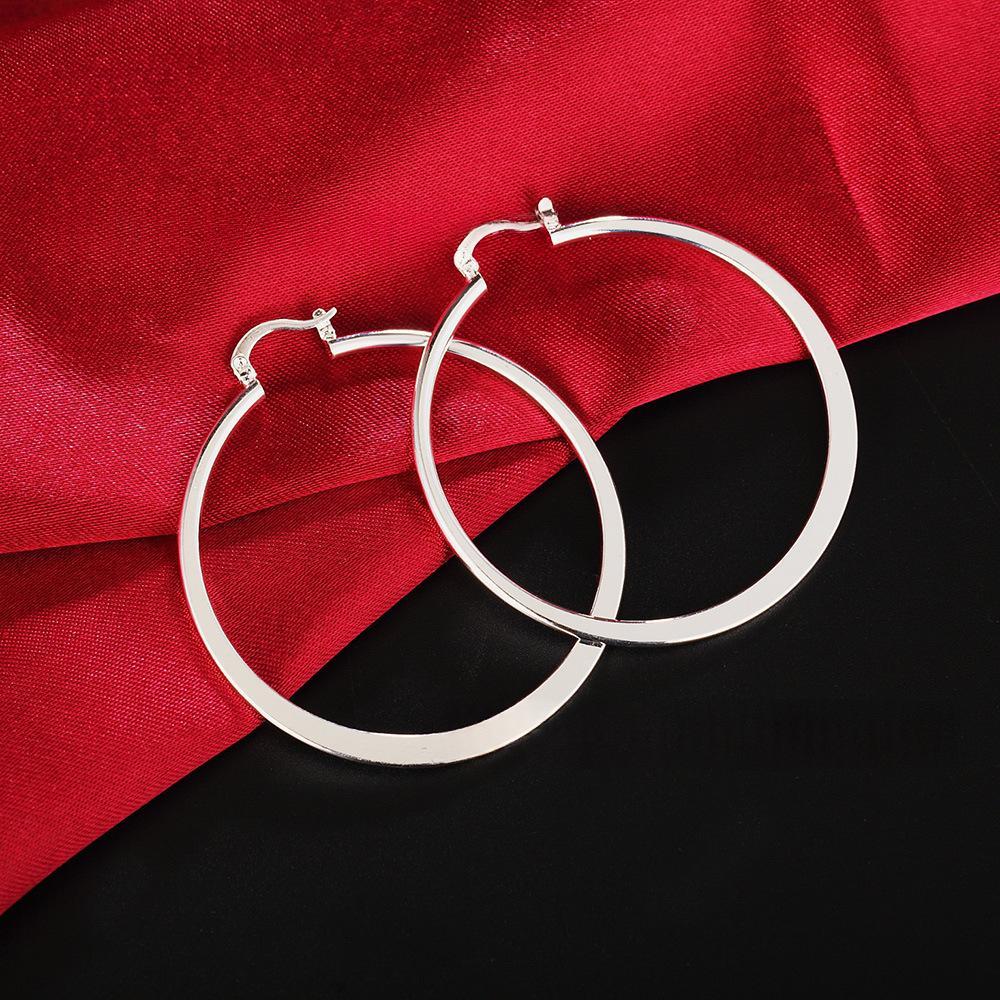 Boucles d'Oreilles Simples Élégantes & Fashion - Argenté - Soin & GrâceSoin & GrâceSilvercf5f7bc9fe38b8ca9cea516f7cec153a