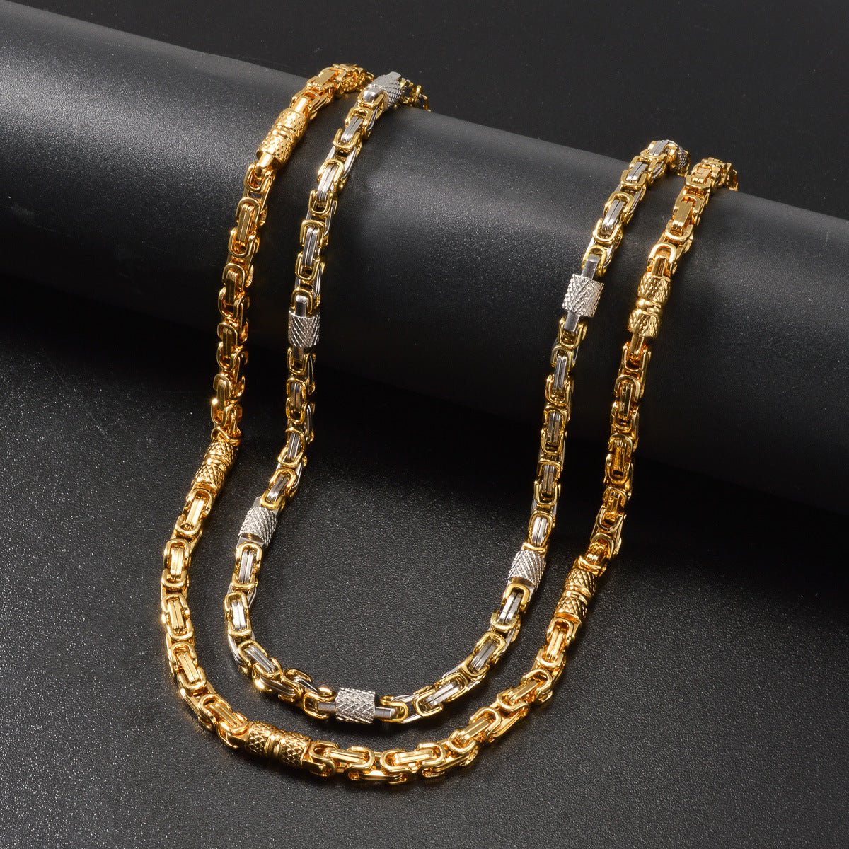 Collier Chaîne Bicolore Or & Argent - Acier Inoxydable - Soin & GrâceSoin & GrâceZESN028518Kd33bb2c3e59332b64feebc428a18f92