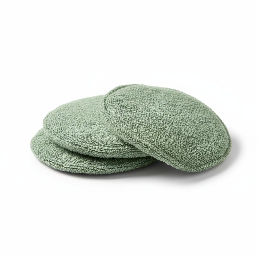 Disques verts - fond blanc