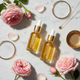Duo huile - flat lay
