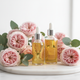 Duo huile - roses