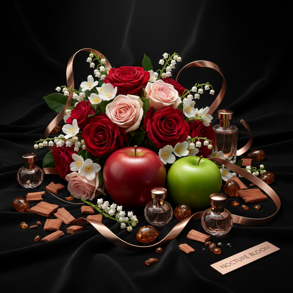 Ingrédients - composition velvet noir florale et fruitée