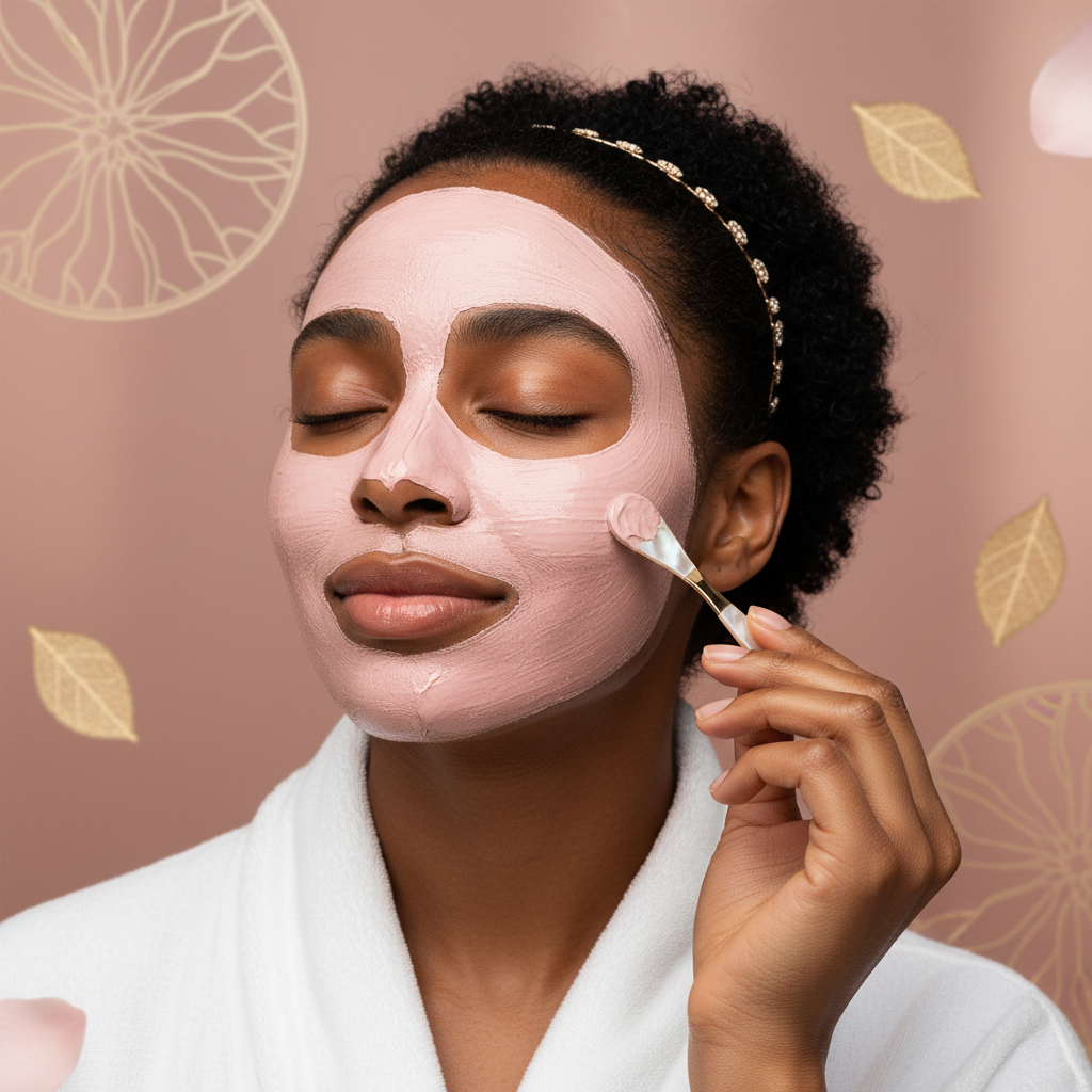 Masque - femme peau foncée