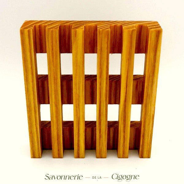 Porte savon bois - Soin & GrâceSavonnerie de la CigognePorte savon bois