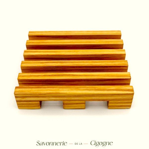 Porte savon bois - Soin & GrâceSavonnerie de la CigognePorte savon bois