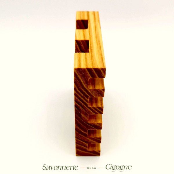 Porte savon bois - Soin & GrâceSavonnerie de la CigognePorte savon bois