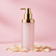 Sérum cheveux - fond rose