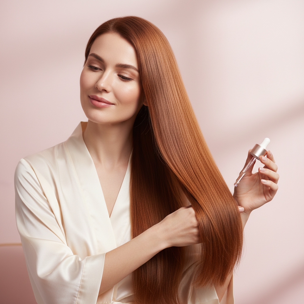 Sérum cheveux - lifestyle