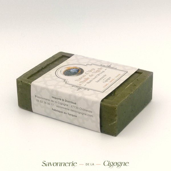 Savon d'Alep ornementé à l'huile de nigelle 100g - Soin & GrâceSavonnerie de la CigogneSavon d'Alep ornementé à l'huile de nigelle 100g