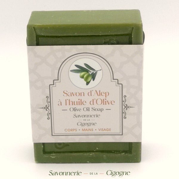 Savon d'Alep ornementé à l'huile d'olive 100g - Soin & GrâceSavonnerie de la CigogneSavon d'Alep ornementé à l'huile d'olive 100g