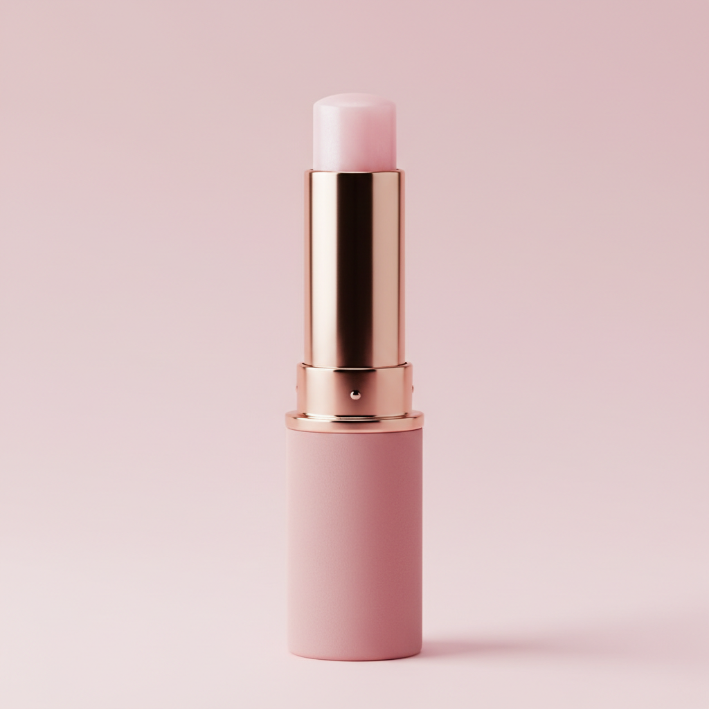 Soin lèvres - fond rose
